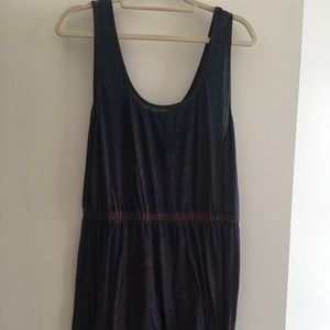 Angie blue/red heather cotton dress